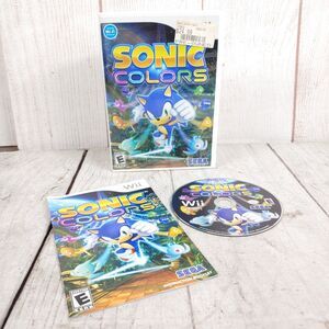 Sonic Colors (Nintendo Wii, 2010) - COMPLETE CIB w/ Manual - TESTED WORKING